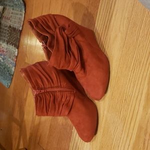 Suede Booties